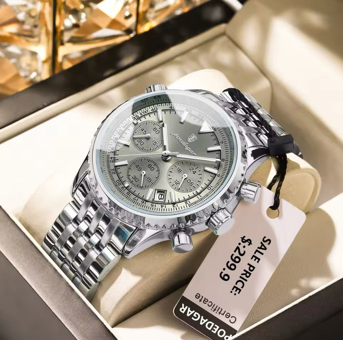 POEDAGAR Luxury Military Watch for Men