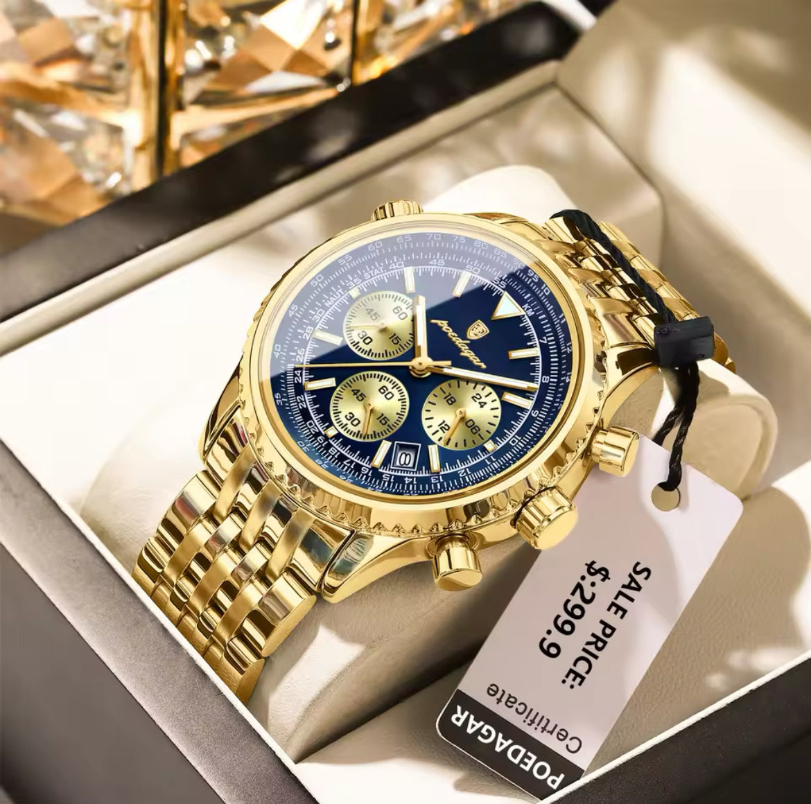 POEDAGAR Luxury Military Watch for Men