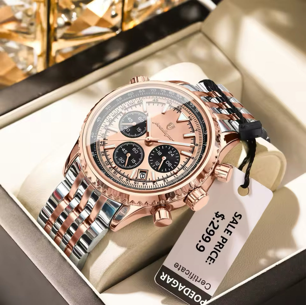 POEDAGAR Luxury Military Watch for Men