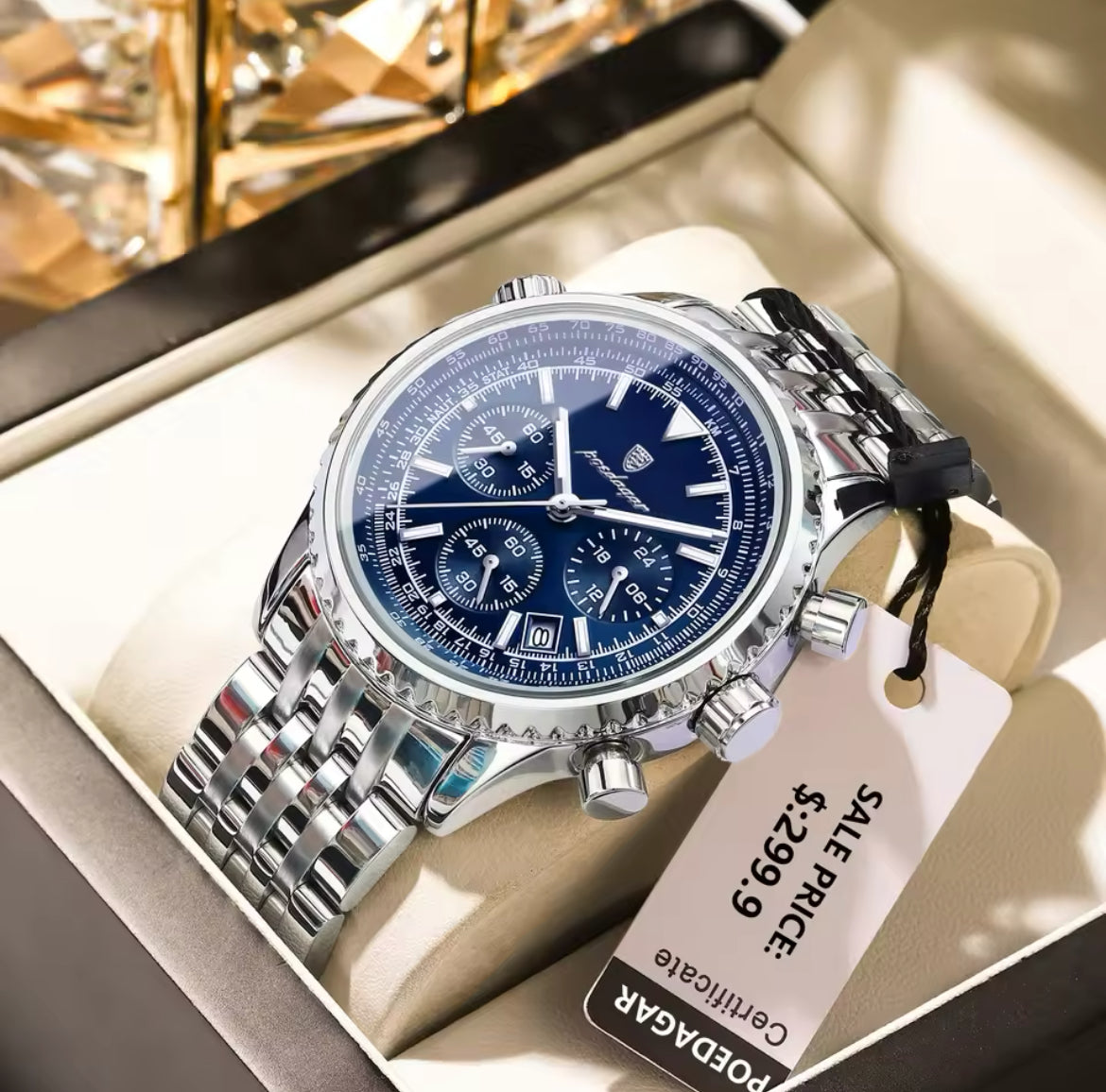 POEDAGAR Luxury Military Watch for Men