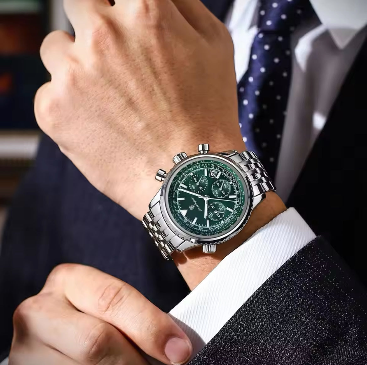 POEDAGAR Luxury Military Watch for Men